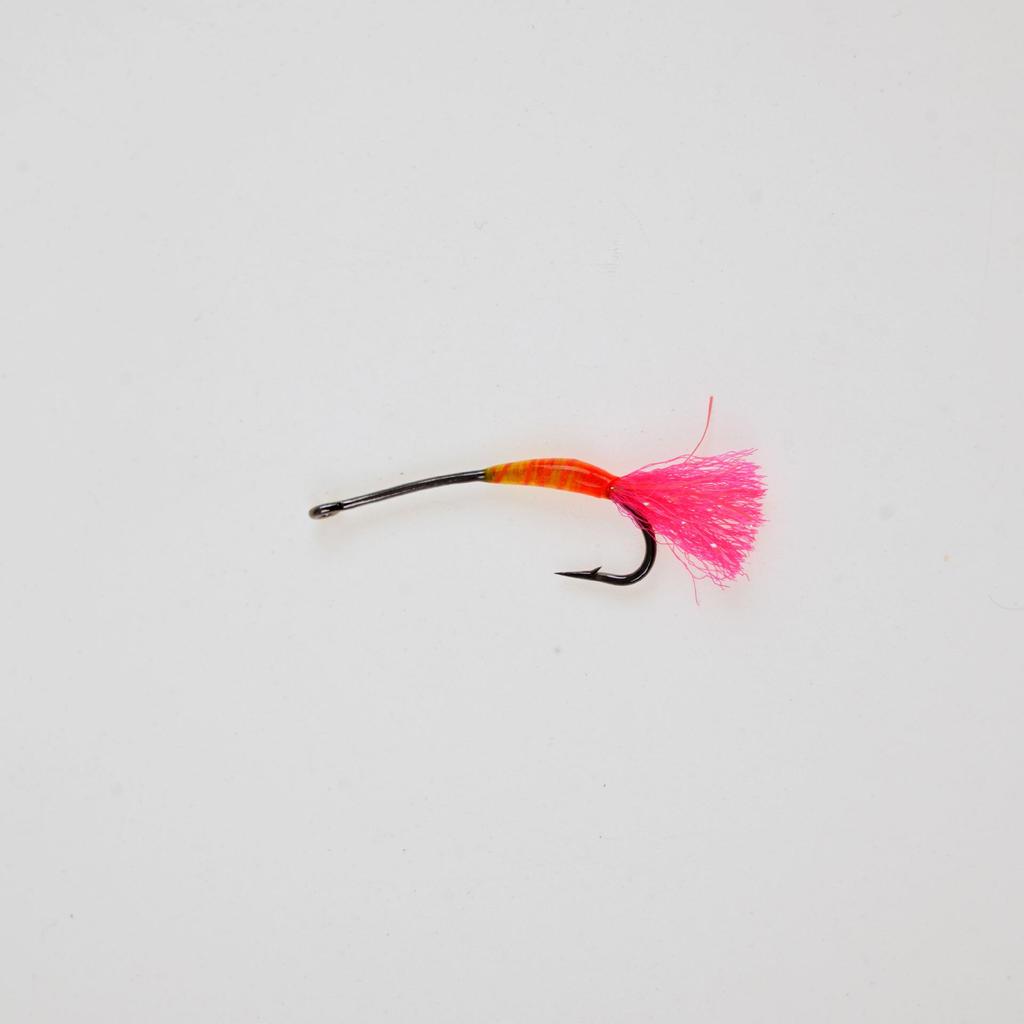 Luminous Fluorescent Fishing Hooks: Colorful Ice, Sea, Fly Fishing Rigs with Long Handles and Barbs for Bass