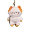 Travel Kitten Cat Plush Keyring Bell Plush Cat Doll Keychain Plush Cat Bag Pendant  Female Girls