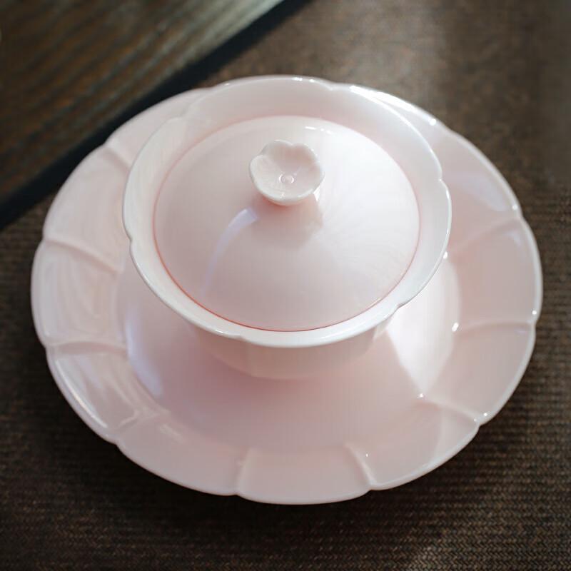 Chaxun Ceramic Petal Gaiwan Teacup