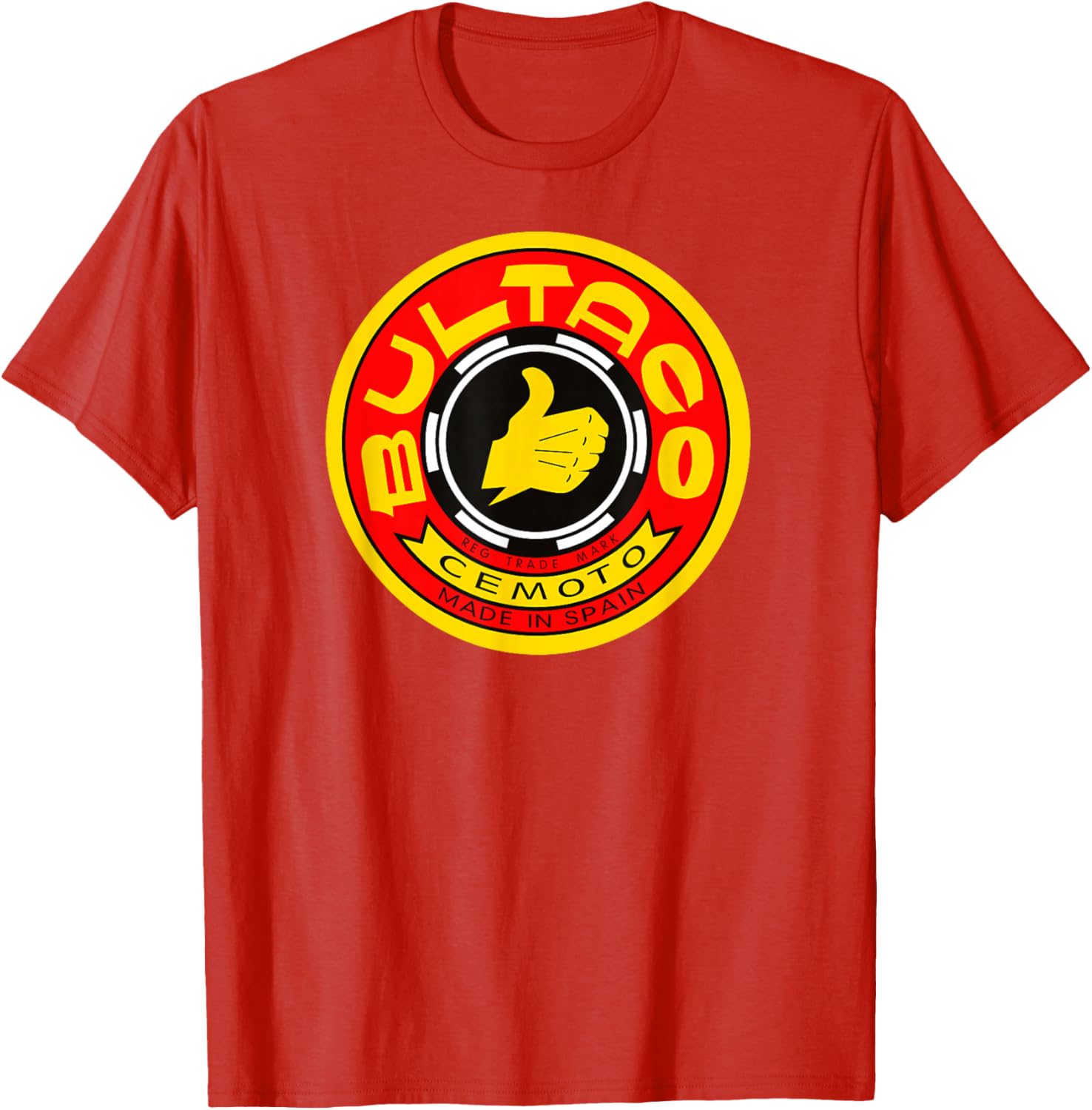 Vintage Bultaco Motorcycle Design TShirt 100 Cotton ONeck Short Sleeve Summer Casual Mens Tshirt Streetwear S