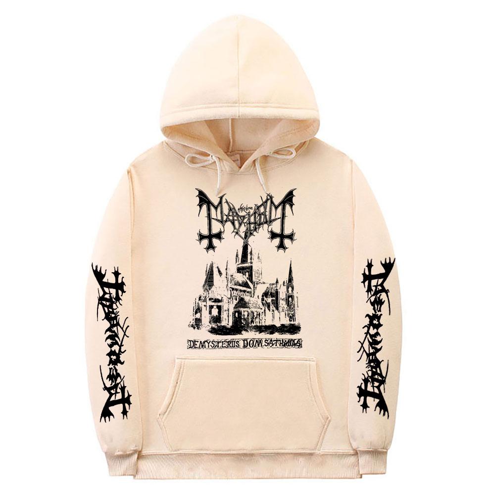 Nowy Mayhem Deathcrush Euronymous Dead Varg Bluza z Kapturem Graficzna Męska Damska Moda Casualowe Luźne Bluzy Męska Bluza Rockowa