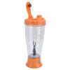 Electric Mixing Cup Simple 350ml Coffee Milk Shaking Bottle Automatic Shaker CupOrange