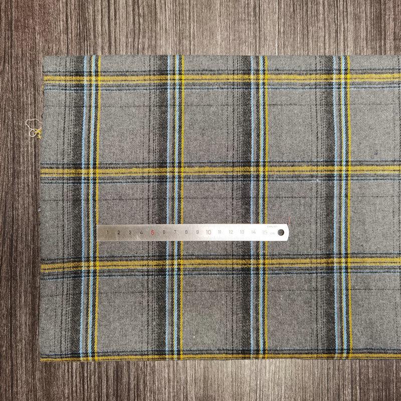 Nueva llegada: Tejido de Algodón Cepillado a Cuadros para Ropa Infantil y de Mujer - Tejido de Franela Jacquard Teñido en Hilo de Poliéster-Algodón.