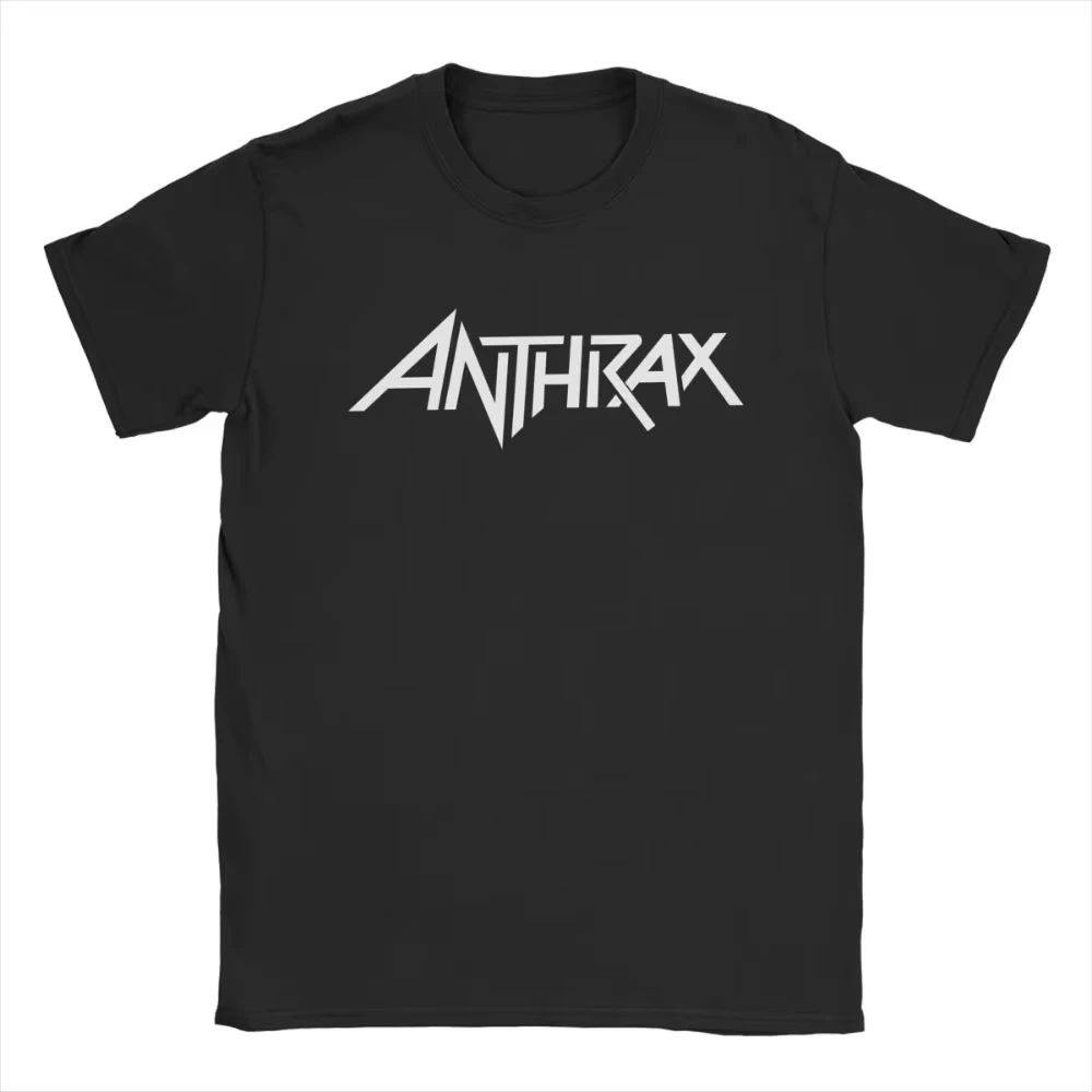 Anthrax Thrash Heavy Metal Hard American Rock Musik Band Schädel Coole T-Shirts Herren Damen T-Shirt Hip Hop Street Harajuku Weiblich Männlich Kleidung