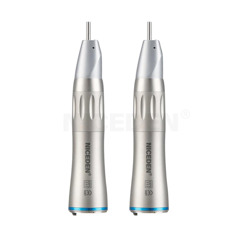 Dental Fiber Led Straight Handpiece XSG65L/X65L/X65 1:1 Blue Ring Internal/external Water Spray Irrigation Electric Micromotor