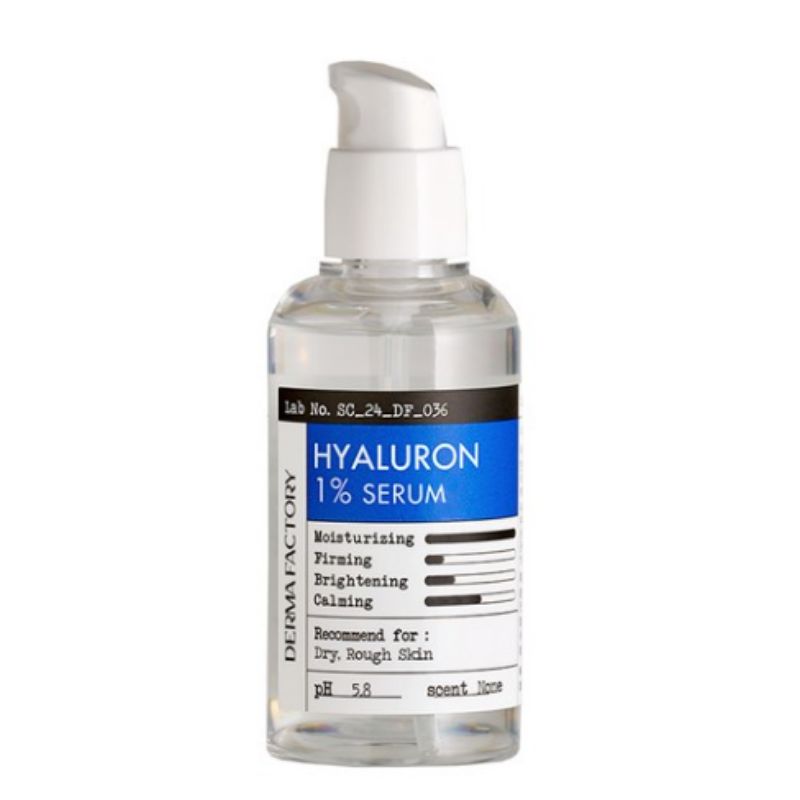 Dermafactory Hyaluron 1% Serum Deep Hydration Hyaluronic Acid Facial Serum 80ml