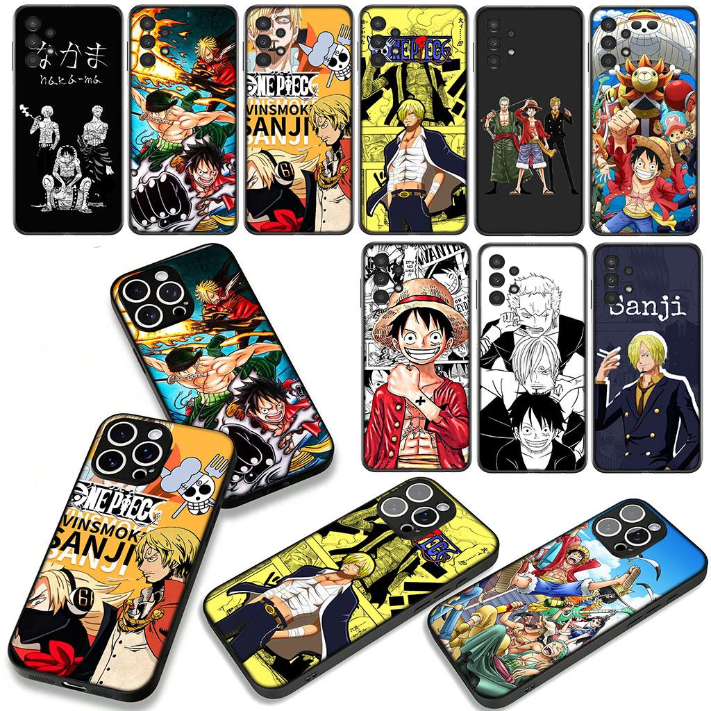 Roronoa Zoro One Piece Luffy Sanji Case for Motorola Moto G04 G13 G14 G22 G23 G20 G32 G34 G35 G64 G82 G84 G53 G60 G72 E14 E15