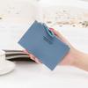 2023 Korean Style Women's Slim Wallet: Short, Simple Coin Purse with Zippered Card Holder
