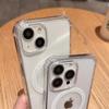 Luxury Shockproof Magsafe Wireless Charge Transparen Case For iPhone 11 12 13 14 15 16 17 Pro Max Plus Air Magnetic Bumper Cover