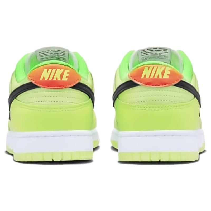 Nike Dunk Low SE Volt Men Sneakers Green Black Total-Orange FJ4610-702