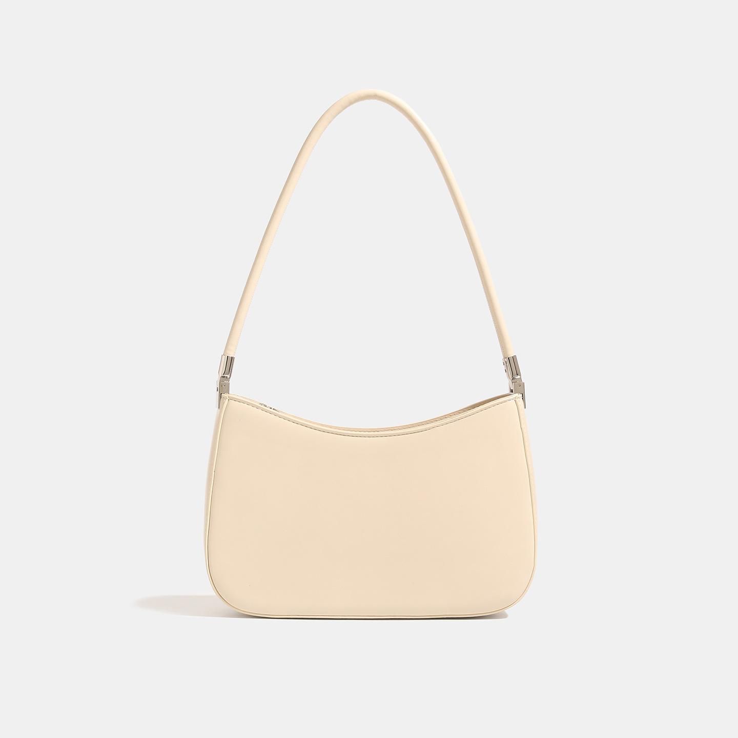 

Высококлассная, Повседневная и Модная сумка-багет, Простая и Элегантная, Женская сумка на одно плечо, Подмышечная сумка, Сумка бежевый