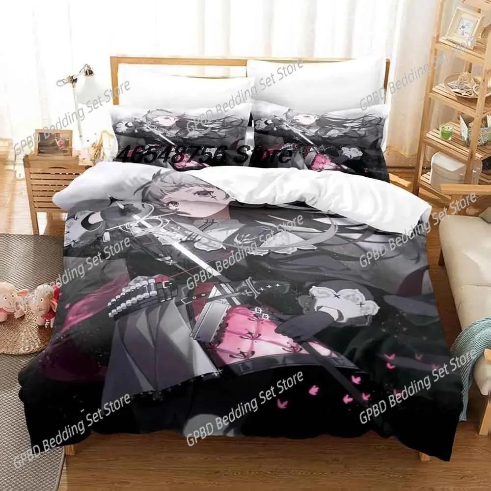 3d Printing Game Arknights Beding Set Bedrom Soft Modern Bedspreads Comefortable Children Kids Soft Duvet Cover Comfortable Quilt Cover And Pilowcase