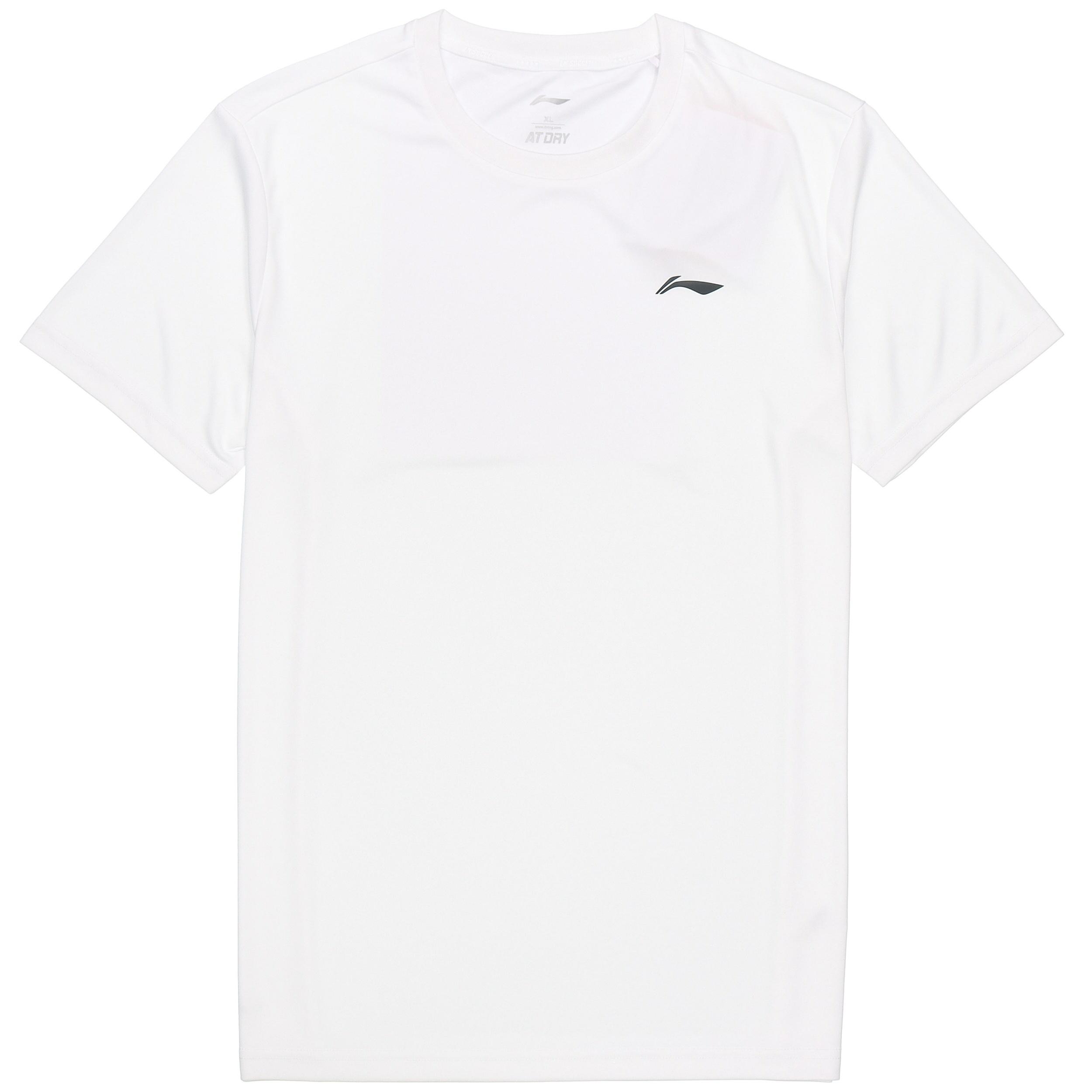 Li-Ning Basic Logo Quick-Drying T-shirt  White  Men s ATSS463-2 XXL