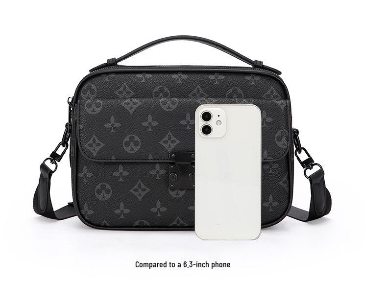 Men's Versatile Crossbody Messenger Bag - Trendy and Convenient Shoulder Bag for Business and Commuting