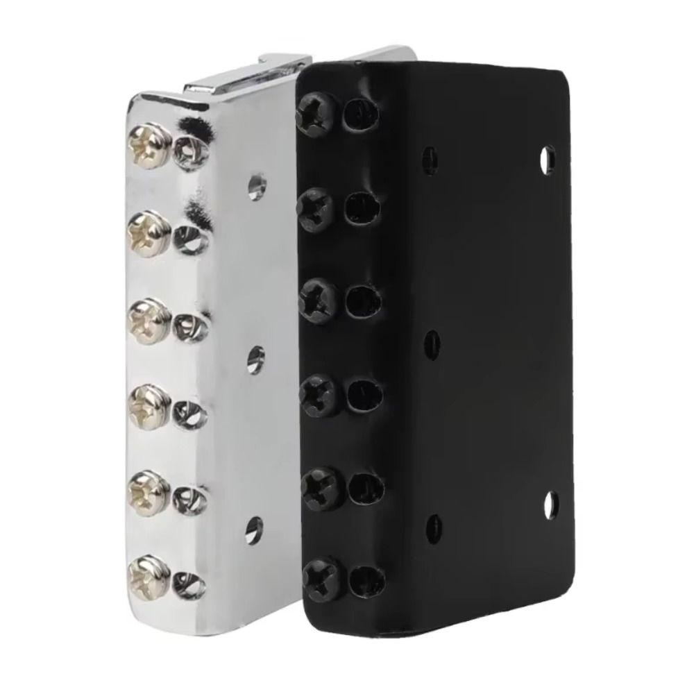 Black/Gold Tremolo Bridge Set 6 Strings Electric Guitar Bridge  Guitar Accessories