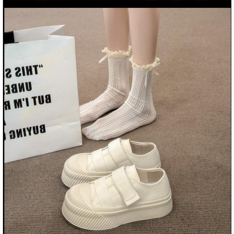 Sportschuhe Frühling Neu Hässlich Süß Schuh Plateau Klein Weiß Lässige Sneaker Allmatch Canvas Tenis