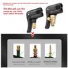 2-In-1 Bicycle Pump Nozzle Hose Adapter Inflatable Pump Motorbike Air Chuck Inflator Valve Connector Adapter Auto Accessories