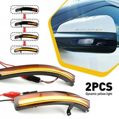 LED Smoked Sequential Side Mirror Turn Signal Lights For 2011- Explorer Ford