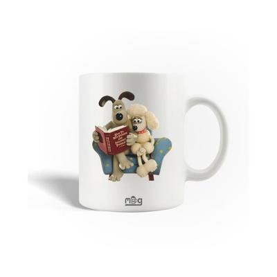 Ceramic Mug - MANIACASE - Fluffles and Gromit - 30cl - White - Dishwasher Safe
