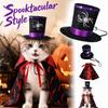 Zestaw akcesoriów do kostiumu na Halloween dla zwierząt z cekinami dla kotów i psów