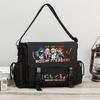 Lonely Rock Joint Oblique Span Schoolbag Two-Dimensional Junior High School Student Tutoring Bag Canvas Bag Student Animation Shoulder Backpack