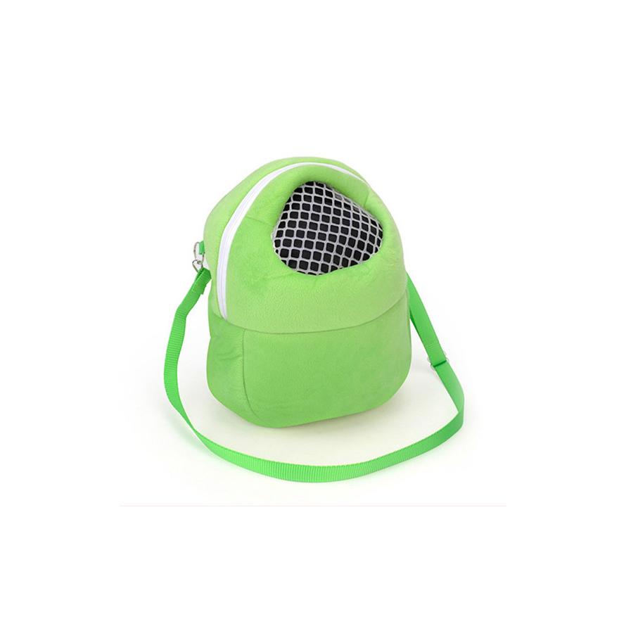 Small Pet Carrier Rabbit Cage Hamster Chinchilla Travel Warm Bags Guinea Pig Carry Pouch Bag Breathable Pet Cage Rat Leash
