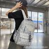 Schultasche neuer Stern Vollprint Rucksack mit großem Fassungsvermögen College-Stil Schultasche Damen Leichter Pendler Rucksack für Mittelschüler