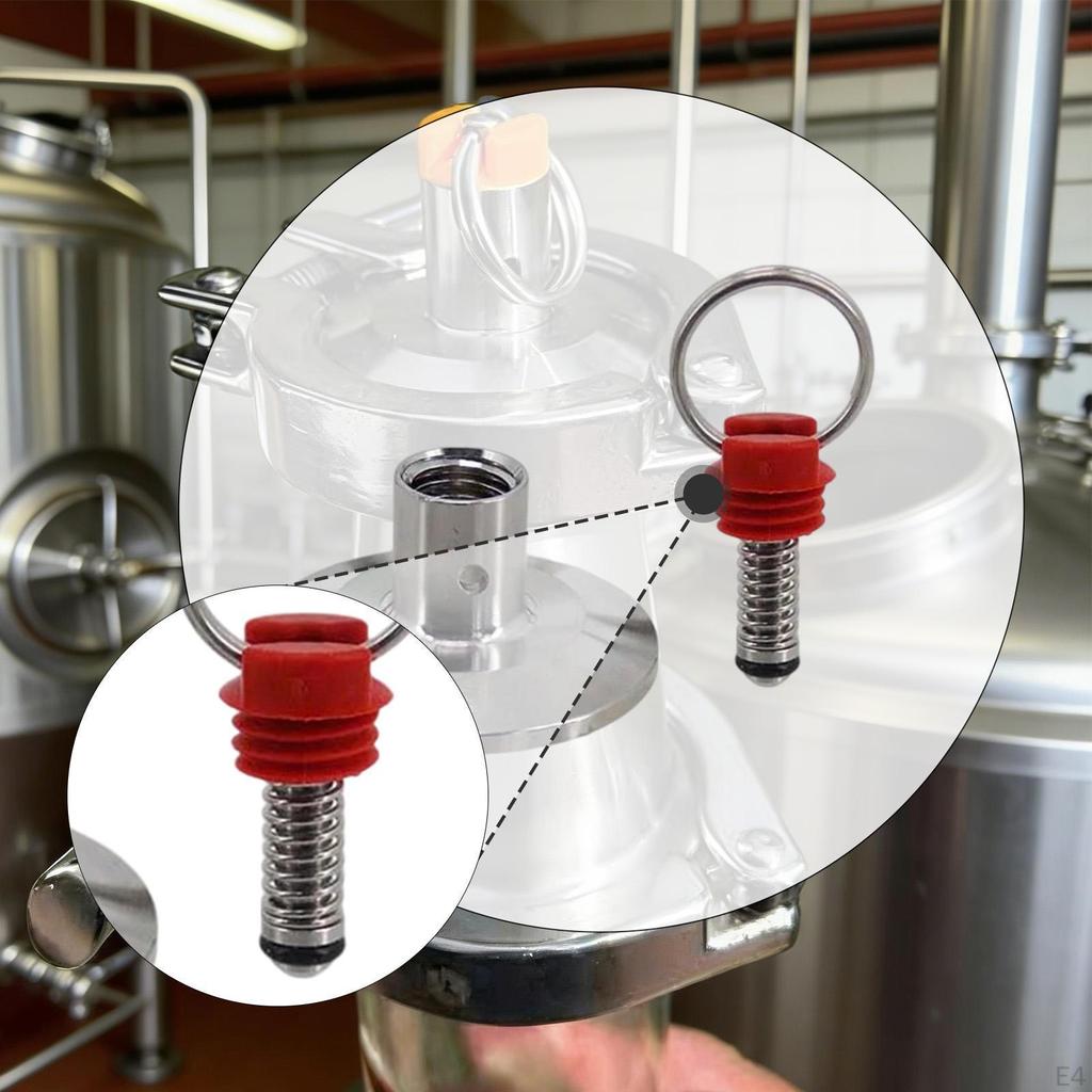 1.5 inch End Cap Beer Fitting Sturdy Professional Easy to Install Brew Making Accessory Stainless