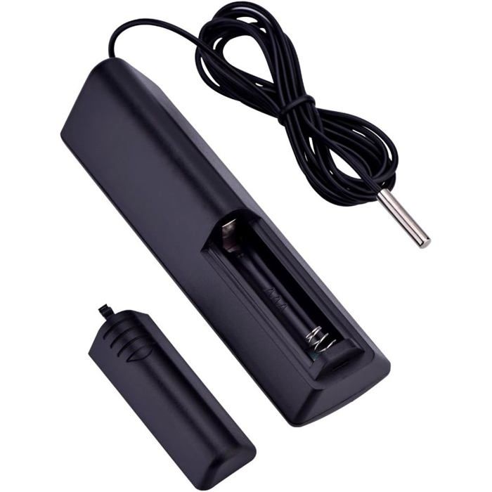 Thermomètre numérique - AIMOONSA - LCD - Sondes double intérieur/extérieur - Horloge - C/F