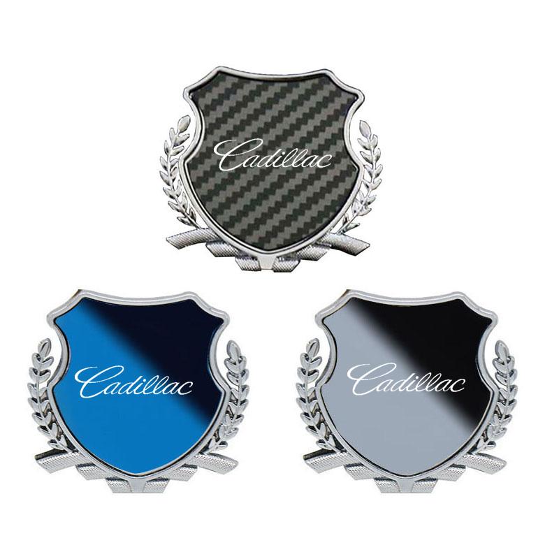 Metal Mirror Effect Car Body Emblem Rear Window Side Badge Sticker for Cadillac ATS CT4 CT5 CTS ESCALADE STS XLR XT4 XT5 XT6 XTS