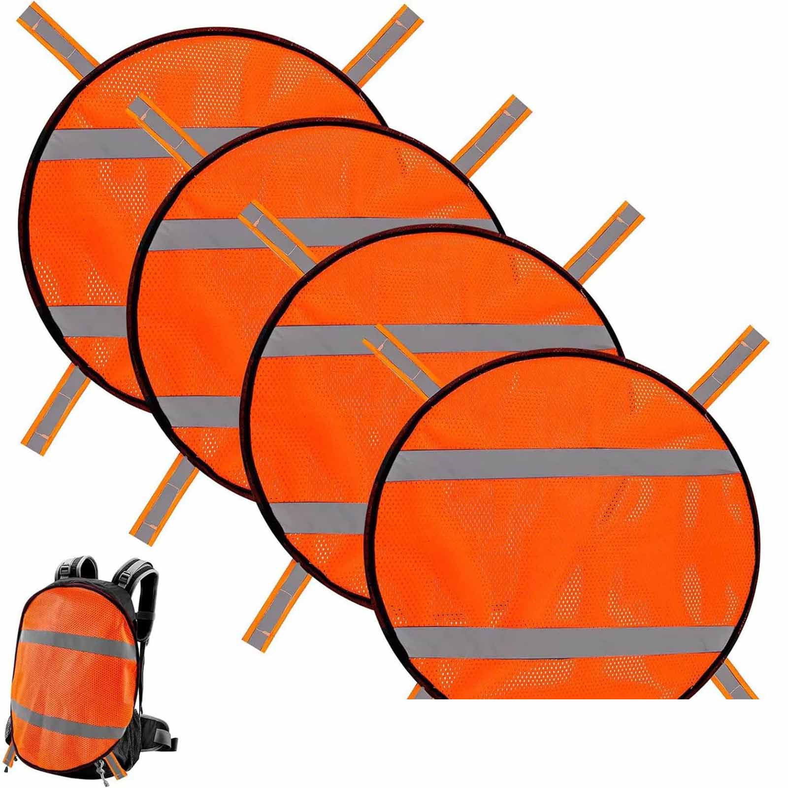 New Orange Polyester Safety Panel With Portable Suitable For Hiking, Camping, Backpack S