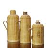 Retro Bamboo Woven Thermos: Nostalgic Glass Liner Insulated Kettle