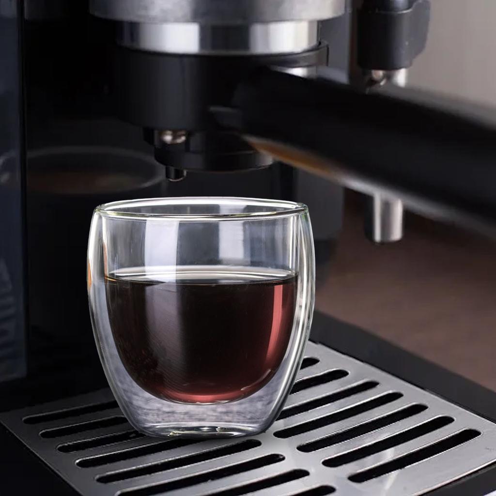 Heat Resistant Double Wall Tea Glass Cup Beer Coffee Handmade Creative Cold Beverage Transparent Drinkware Home Drinking Cup
