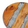 Coffee Table 40 x 45 cm Solid Teak and Polyresin