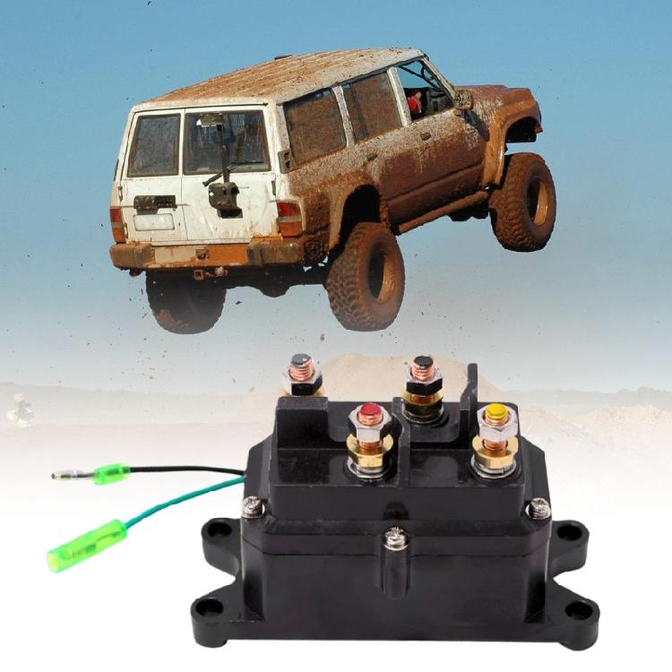 Professional 12V 300A Winch Power Relays High Load Capacity Winch Relays Solenoid For Off Road Adventure Vehicles