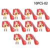 1/10PCS KPOP Demon Hunters Keychain Tiger Character PVC Model Keychain Adorable Harajuku Style Key Ring for Friends Fans Halloween