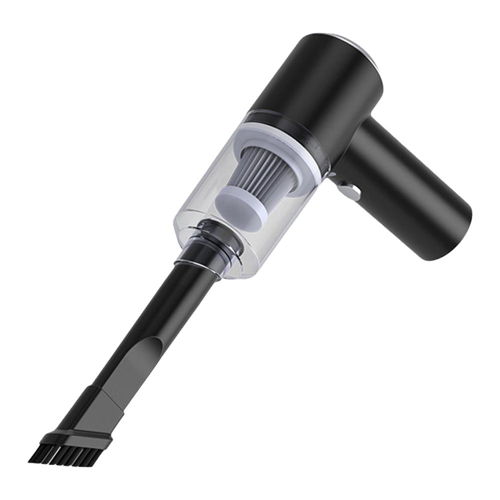 

6000Pa Dust Catcher 120W Mini Portable Cleaner Strong Suction Fully Automatic Power Cleaning Appliance Dual Use for Home and Car чёрный