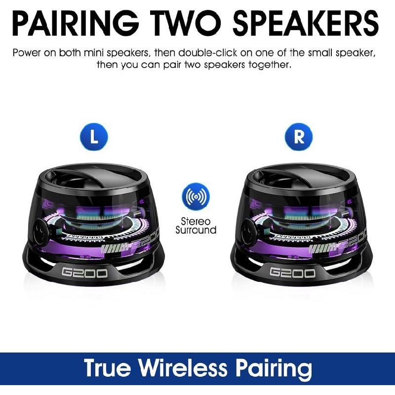 Przenośny Mini Bezprzewodowy Głośnik Bluetooth Muzyczny Subwoofer Super Bass Stereo Kolumna Do Telefonu Komórkowego Odtwarzacz Muzyczny