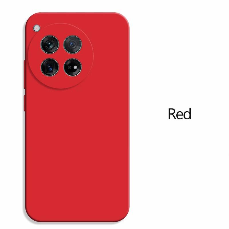 Für Für OnePlus 12 Hülle Stoßfest Quadratisch Flüssigsilikon Weiche Hülle Für OnePlus 12 One Plus 12 OnePlus12 5G Handyhülle Coque Fundas