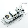 New Halloween Retro Truck Coffee Bar Decor, Mini Cute Farmhouse Style Halloween Metal Truck Decor Gifts, Vintage Diecast Model