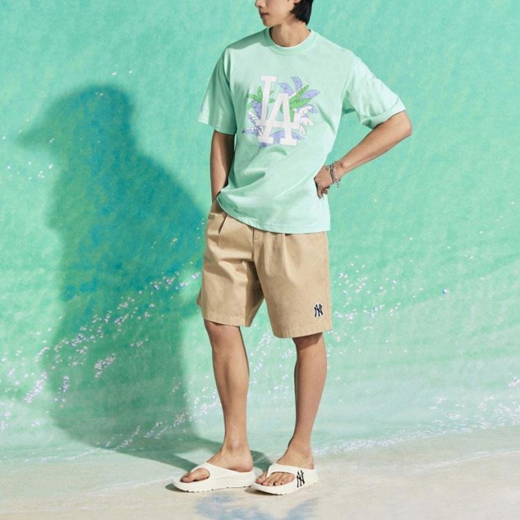 New MLB SS22 Set In Sleeve T Shirt Unisex Mint 3ATS62023-07MTL