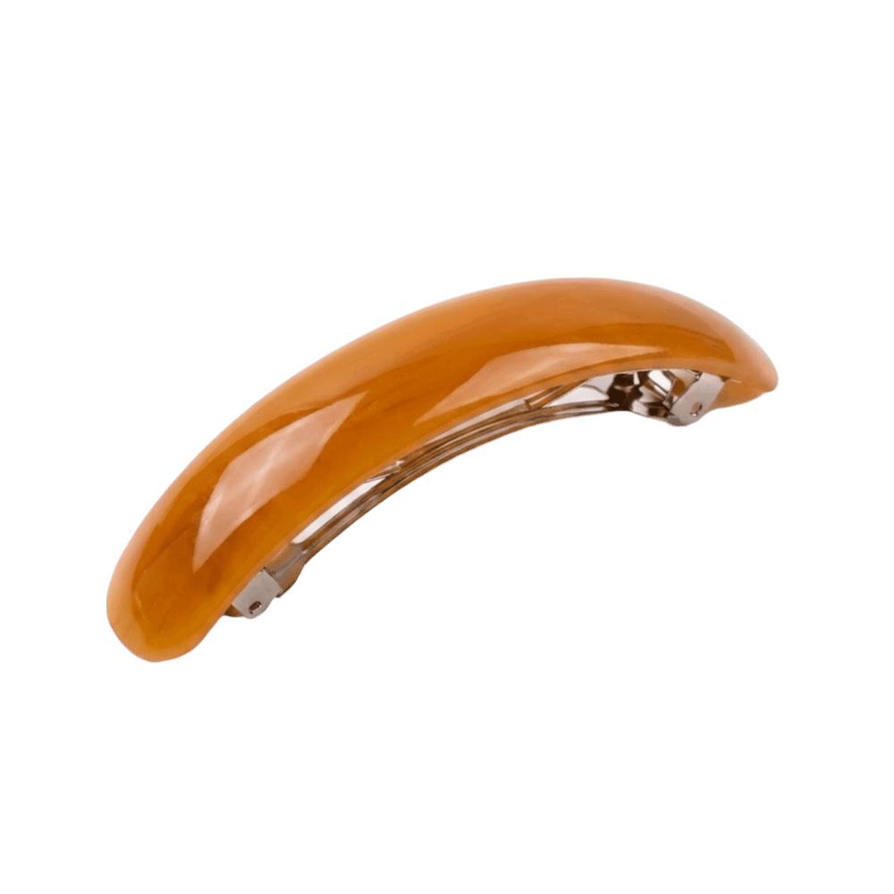 

Fashion Colorful Acetate Hair Clips Retro Leopard Glossy Elliptical Arc Spring Clip Pearly Luster Large French Hairpins Headwear