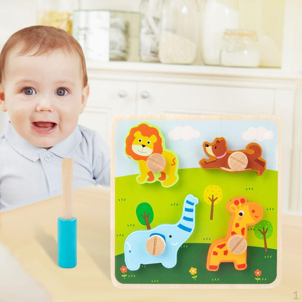 Puzzles Early Educational Toys Preschool Learning DIY Screws