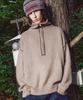 XTONZ Xtk176 Funnel Half Zip Knit (Mocha)
