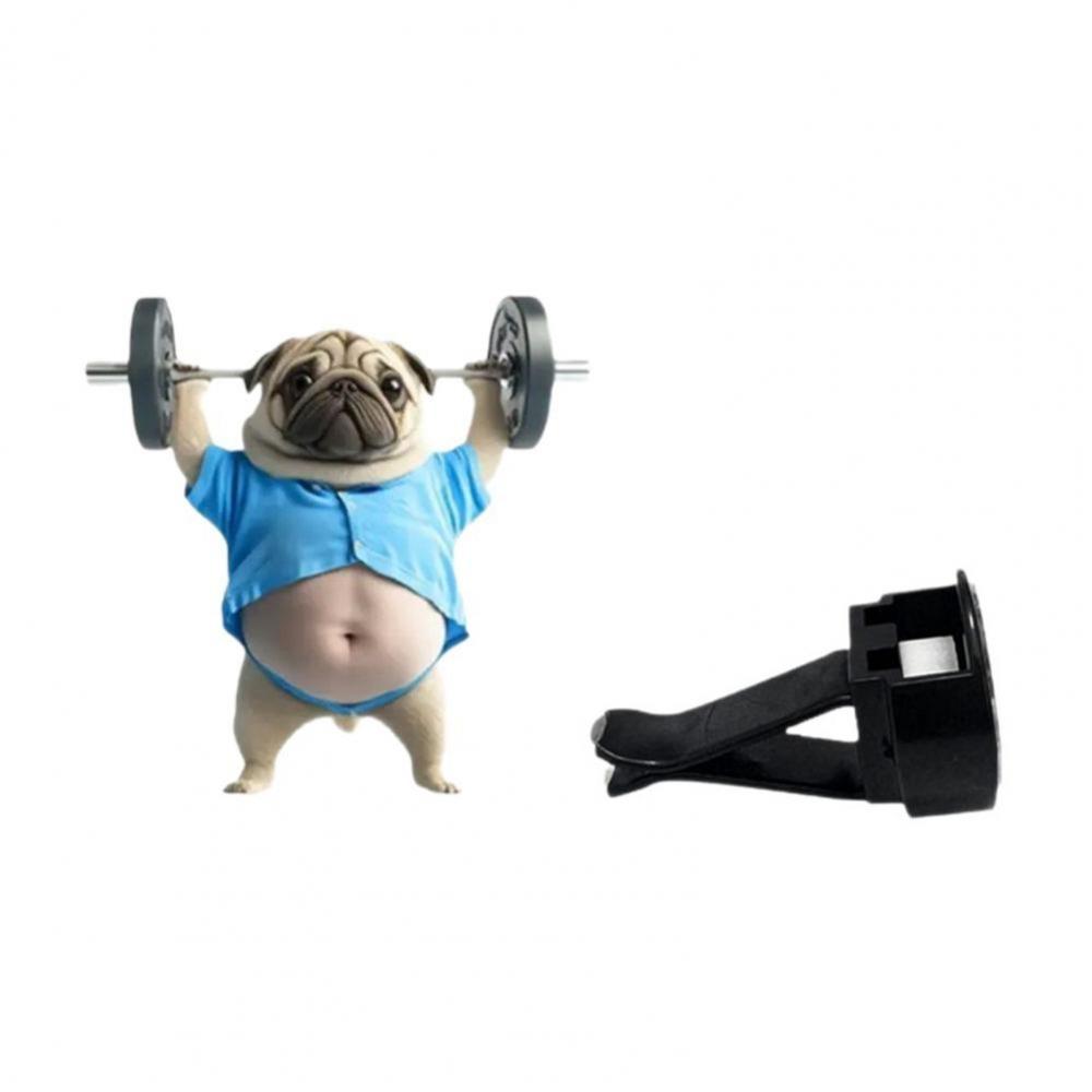 

Acrylic Car Air Vent Diffuser Clip Dog Shape Weightlifting Vent Clips Air Freshene Auto Aromatherapy Outlet Vent Perfume