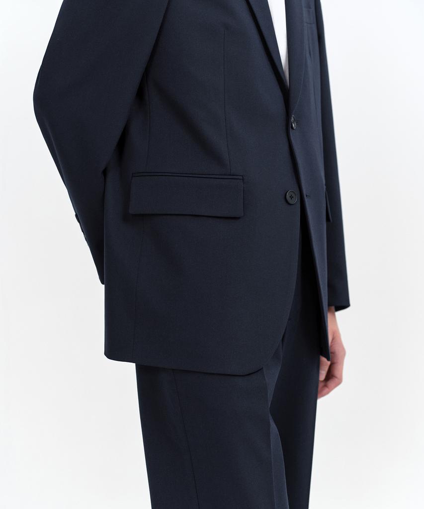 Musinsa Standard Relaxed Basic Blazer [Navy]