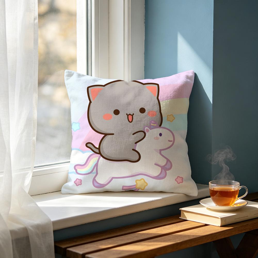 Cute MMochi Cated Cushion Cover Cushion Cover Set Pcs X X X Pillowcase Decorative Sofa Home Decor