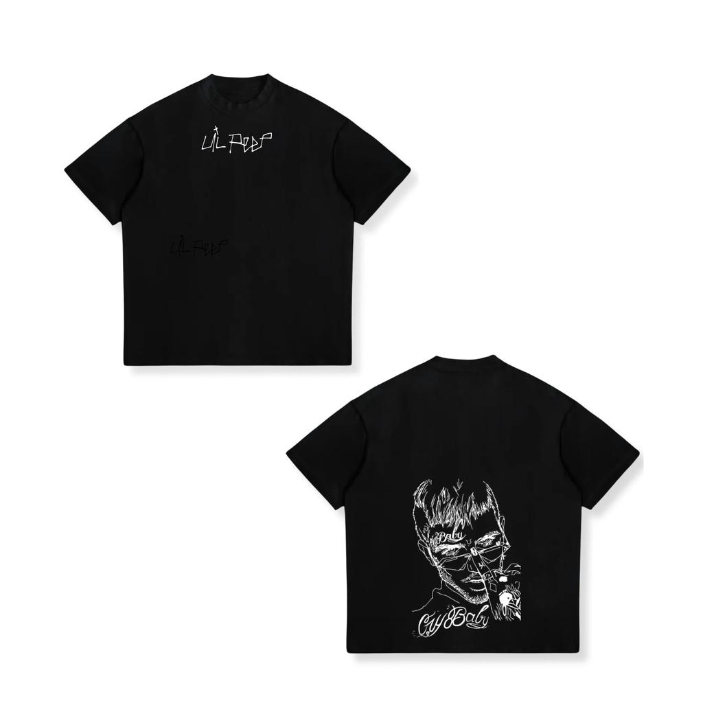 Rapper Lil Peep Hell Boy Graphic TShirt Unisexs Cool Hip Hop Fashion TShirts Unisex Women Cotton Oversized Tee Shirt Streetwear