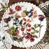 Leaf Flower Background Sticker Adheisve PET Sticker Scrapbooking Decoration Supplies for Journal Planner Art Craft