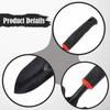 4Pcs Garden Tool Set Heavy Duty Ergonomic Handle Rake 3 Claw Tiller Gardening Hand Tools Hoe and Cultivator for Digging Weeding